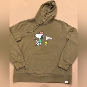 L.L. Bean x Peanuts Snoopy Hiking Hoodie Unisex Size Large